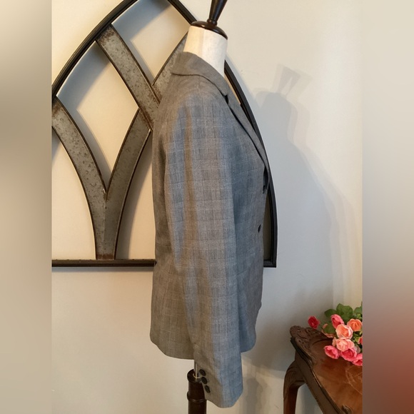 MICHAEL KORS Black & White Glen Plaid Jacket Blazer - Picture 7 of 10